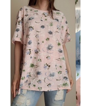 Nauja palaidinė su gėlytemis - 2XL didintas